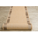 Sizala paklāji FLOORLUX dizains 20195 mais / kafija 120 cm