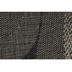 Alfombra de pasillo SIZAL FLOORLUX modelo 20212 negro/ color café 70 cm