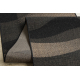 Sizala paklāji FLOORLUX dizains 20212 melns / kafija 80 cm