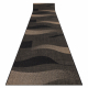 Kilimėliai sizalis FLOORLUX dizainas 20212 juoda / kava 100 cm