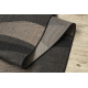 Sizal futó szőnyeg FLOORLUX minta 20212 fekete / coffe 100 cm