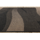 Sizal futó szőnyeg FLOORLUX minta 20212 fekete / coffe 120 cm