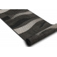 Sizal futó szőnyeg FLOORLUX minta 20212 fekete / ezüst 70 cm