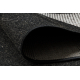 Alfombra de pasillo SIZAL FLOORLUX modelo 20212 negro/plateado 70 cm