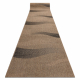 Sizal futó szőnyeg FLOORLUX minta 20212 coffe / fekete 80 cm