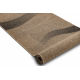 Sizal futó szőnyeg FLOORLUX minta 20212 coffe / fekete 100 cm