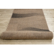 Sizal futó szőnyeg FLOORLUX minta 20212 coffe / fekete 120 cm