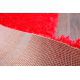 Podna obloga od tepiha čupavi 5cm Crvena