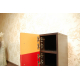 Bookcase, pole 936365 red / orange