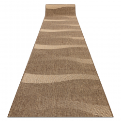 Sizal futó szőnyeg FLOORLUX minta 20212 coffe / mais 80 cm