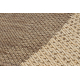 Sizal futó szőnyeg FLOORLUX minta 20212 coffe / mais 100 cm