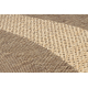 Sizal futó szőnyeg FLOORLUX minta 20212 coffe / mais 120 cm