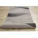 Fortovet SISAL FLOORLUX design 20212 sølv / sort 120 cm