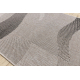 Vloerbekleding SISAL FLOORLUX patroon 20212 zilver / ZWART 120 cm
