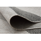 Sizala paklāji FLOORLUX dizains 20212 sudrabs / melns 120 cm