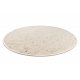 NEPAL circle 2100 beige carpet - woolen, double-sided, natural
