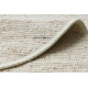NEPAL 2100 cirkel beige tæppe - uldent, dobbeltsidet, naturligt
