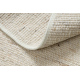 NEPAL Kreis 2100 beige Teppich – Wolle, doppelseitig, natur