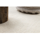 NEPAL 2100 cirkel naturlig, creme tæppe - uldent, dobbeltsidet