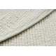 NEPAL circle 2100 natural, cream - woolen, double-sided, natural