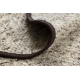NEPAL 2100 cirkel sand, beige matta - ylle, dubbelsidig, naturlig
