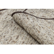 NEPAL 2100 cirkel sand, beige tæppe - uldent, dobbeltsidet, naturligt