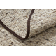 NEPAL 2100 circle sand, beige carpet - woolen, double-sided, natural