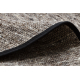 NEPAL 2100 Kreis Teppich stone, grau – Wolle, doppelseitig, natur