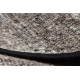 NEPAL 2100 circle stone, grey - woolen, double-sided, natural