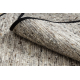 Килим NEPAL 2100 кръг натурален сив - вълнен, двулицев, естествен