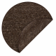 Hnedý koberec NEPAL 2100 kruh tabac - vlnený, obojstranný, prírodný