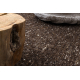 NEPAL 2100 cirkel tabac brun tæppe - uldent, dobbeltsidet, naturligt