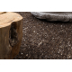Tapis NEPAL 2100 cercle tabac marron - laine, double face, naturel