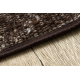 NEPAL 2100 circle tabac brown carpet - woolen, double-sided, natural