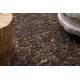 Tappeto tabac marrone NEPAL 2100 cerchio - lana, double face, naturale