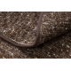 Tappeto tabac marrone NEPAL 2100 cerchio - lana, double face, naturale