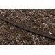 Tappeto tabac marrone NEPAL 2100 cerchio - lana, double face, naturale