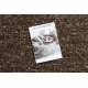 Tappeto tabac marrone NEPAL 2100 cerchio - lana, double face, naturale