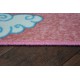 Montert teppe for barn UNICORN rosa