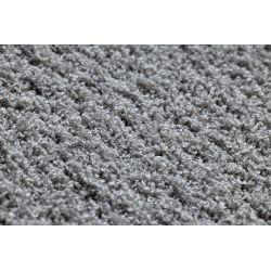 Fitted carpet VELVET MICRO grey 90 plain, flat, one colour
