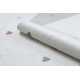 Tappeto BONO 8302 Arcobaleno, cuori crema/marrone