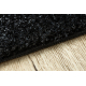 Koupelnový koberec SYNERGY, glamour, protiskluzový, měkký - lurex černý