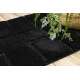 Bathroom rug SUPREME LINES, non-slip, soft - black