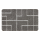 Koupelnový koberec SUPREME LINES, linky, protiskluzový, měkký - šedá