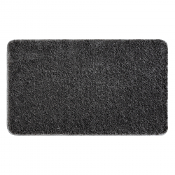 Bathroom rug SYNERGY, glamour, non-slip, soft - lurex grey