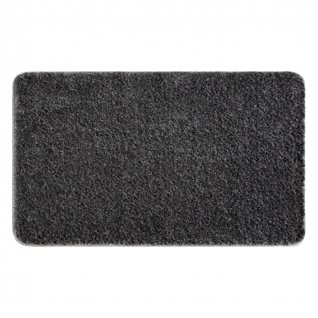 Bathroom rug SYNERGY, glamour, non-slip, soft - lurex grey