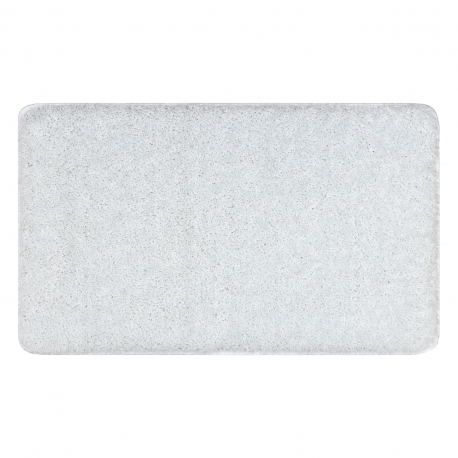 Bathroom rug SYNERGY, glamour, non-slip, soft - lurex white 