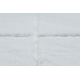 Kupaonski tepih SUPREME krug LINES, linije, protukližni, mekani - bijeli