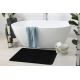Bathroom rug SYNERGY, glamour, non-slip, soft - lurex black
