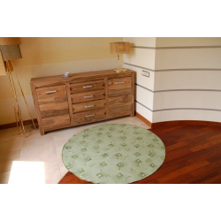 Teppich kreis KOS 80 Aprikose